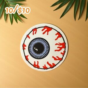 Creepy Eyeball Halloween Sticker – Matte Finish – Spooky Decor – Horror Sticker